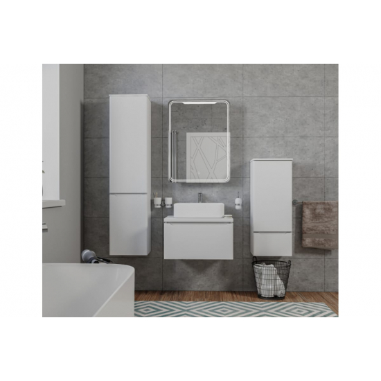 Зеркало-шкаф MIXLINE Виктория 60x80 левый, сенсорный выкл, LED подсветка