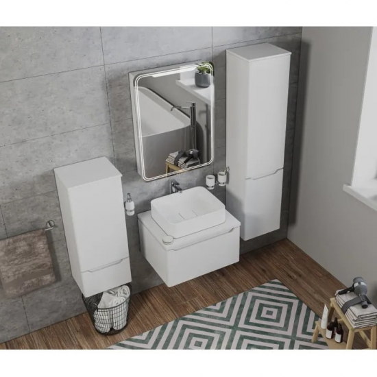 Зеркало-шкаф MIXLINE Виктория 60x80 правый, сенсорный выкл, LED подсветка