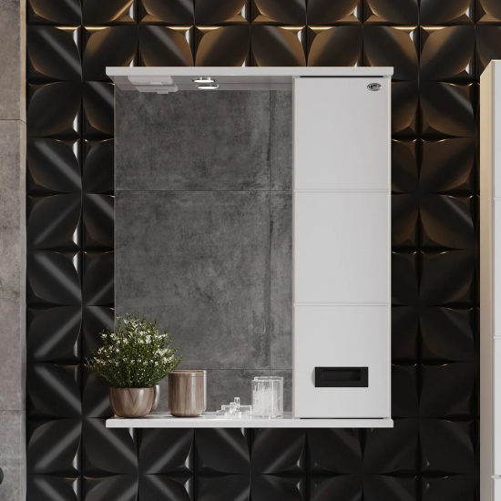 Зеркало-шкаф ONIKA Балтика Black 58.01 R правое