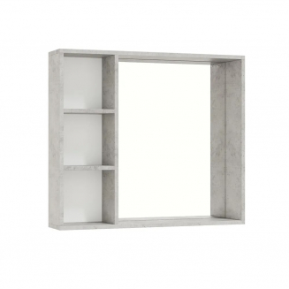Зеркало-шкаф ONIKA Девис 80.00У бетон чикаго