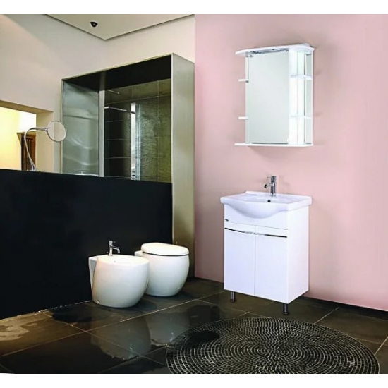 Зеркало-шкаф ONIKA Глория 60.01 L левое, с подсветкой