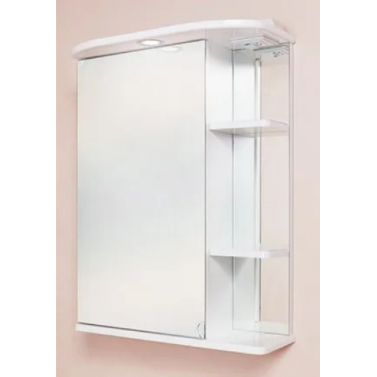 Зеркало-шкаф ONIKA Карина 55.01 L левое, с подсветкой