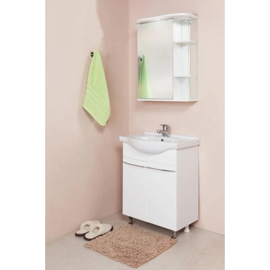 Зеркало-шкаф ONIKA Карина 55.01 L левое, с подсветкой