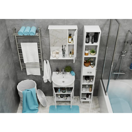 Зеркало-шкаф ONIKA Кристалл 58.01 R правое