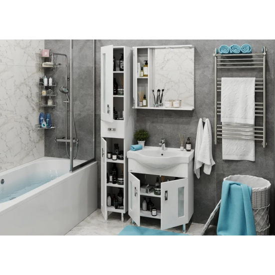 Зеркало-шкаф ONIKA Кристалл 67.02 L левое