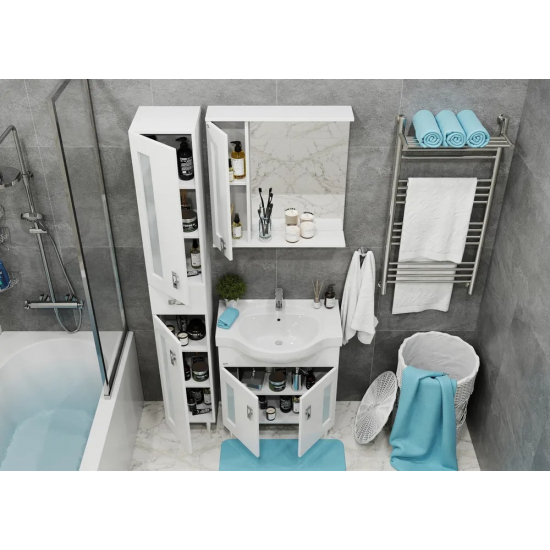 Зеркало-шкаф ONIKA Кристалл 67.02 L левое