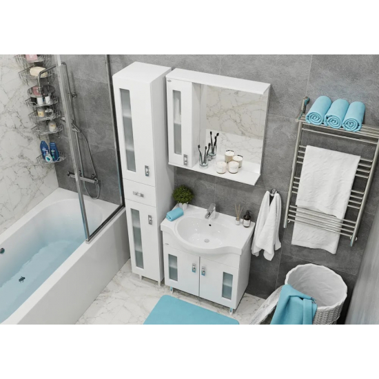 Зеркало-шкаф ONIKA Кристалл 67.02 L левое