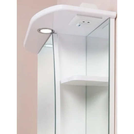 Зеркало-шкаф ONIKA Луна 60.01 L левое, с подсветкой