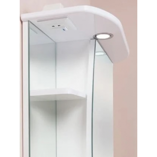 Зеркало-шкаф ONIKA Луна 60.01 R правое с подсветкой