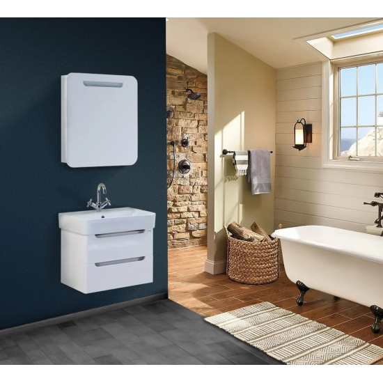 Зеркало-шкаф ONIKA Неаполь 60.01 R правое, с подсветкой