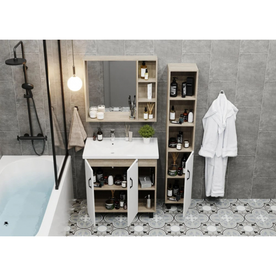 Зеркало-шкаф ONIKA Тимбер 70.00У дуб сонома