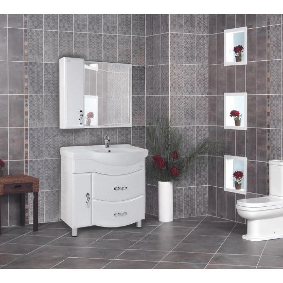 Зеркало-шкаф ONIKA Вальс 85 L левое