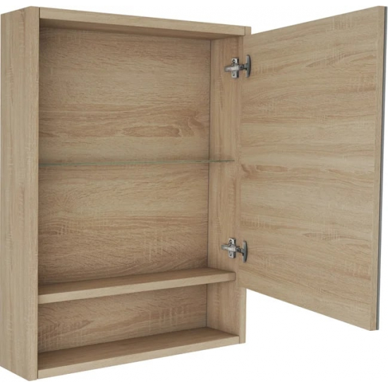 Зеркало-шкаф OWL 1975 Eland 55, дуб сонома