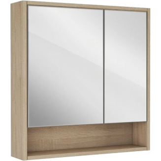 Зеркало-шкаф OWL 1975 Eland 75, дуб сонома