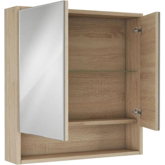 Зеркало-шкаф OWL 1975 Eland 75, дуб сонома