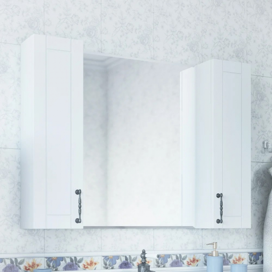 Зеркало-шкаф SANFLOR Глория 100 белое