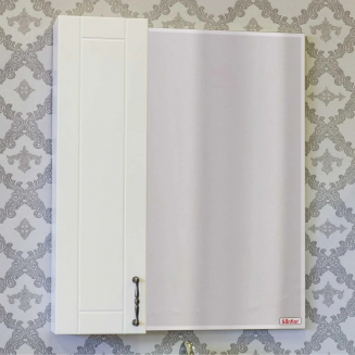 Зеркало-шкаф SANFLOR Глория 65 L левое, белое