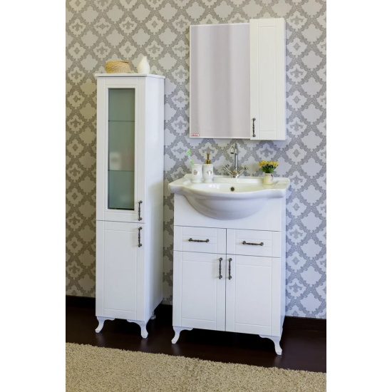 Зеркало-шкаф SANFLOR Глория 65 R правое белое