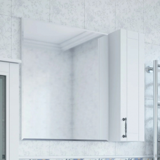 Зеркало-шкаф SANFLOR Глория 85 R правое белое