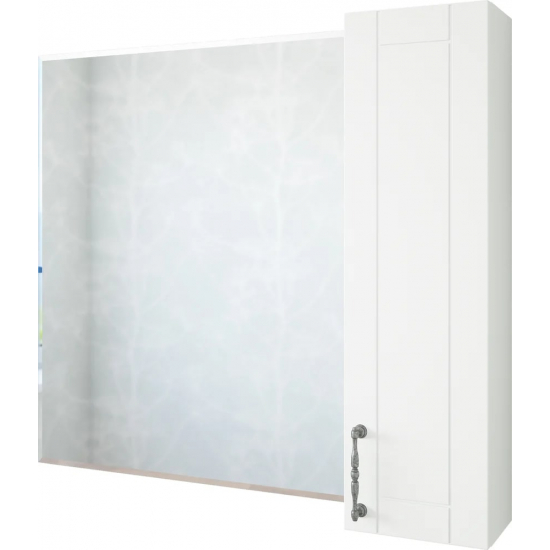 Зеркало-шкаф SANFLOR Глория 85 R правое белое