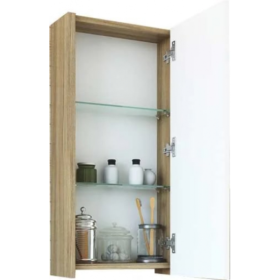 Зеркало-шкаф SANFLOR Ларго 40 R правое, вяз швейцарский