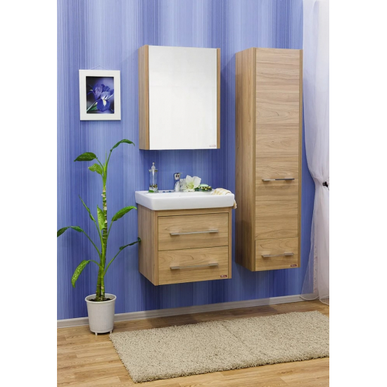 Зеркало-шкаф SANFLOR Ларго 60 R правое вяз швейцарский