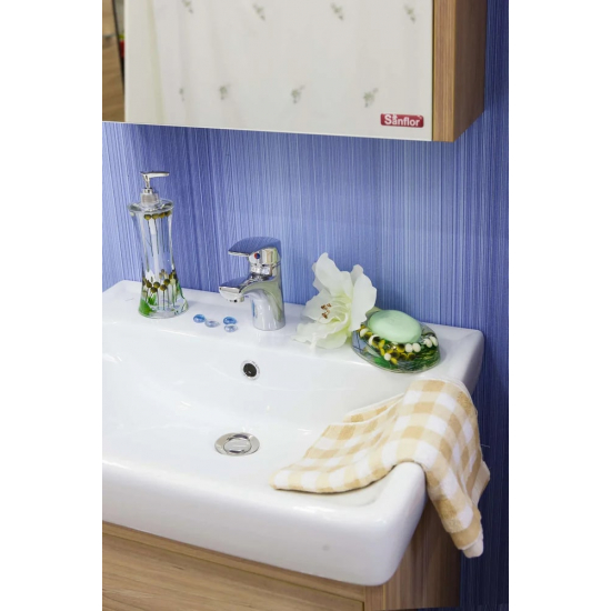 Зеркало-шкаф SANFLOR Ларго 60 R правое вяз швейцарский