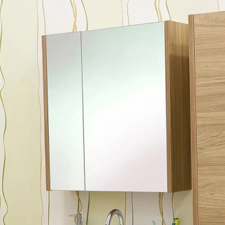 Зеркало-шкаф SANFLOR Ларго 70 R правое вяз швейцарский