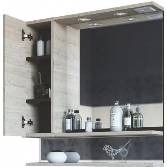 Зеркало-шкаф SANFLOR Техас 70 L левое орегон