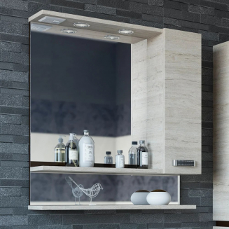 Зеркало-шкаф SANFLOR Техас 70 R правое орегон