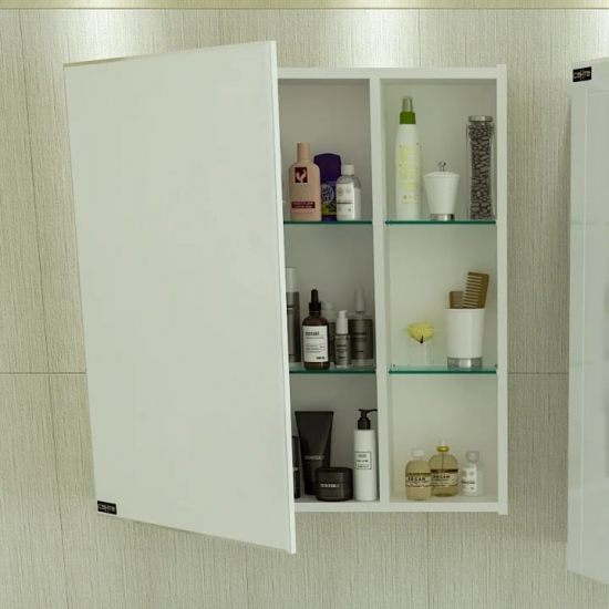 Зеркало-шкаф САНТА Дублин 70 универсальное