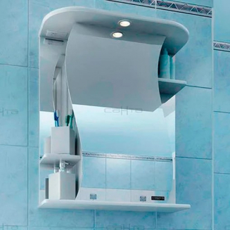 Зеркало-шкаф САНТА Лира 55 с подсветкой