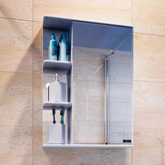 Зеркало-шкаф САНТА Ника 50 R правое, фацет