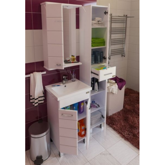 Зеркало-шкаф САНТА Омега 50 R правое