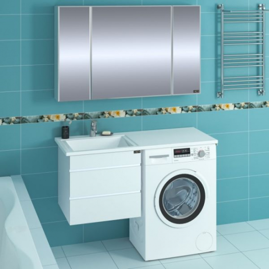 Зеркало-шкаф САНТА Стандарт 120 фацет