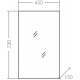 Зеркало-шкаф САНТА Стандарт 45 фацет