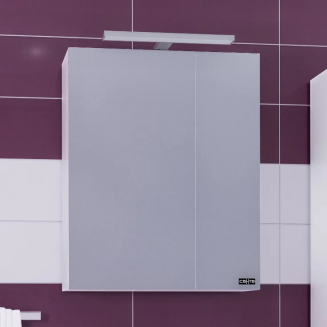 Зеркало-шкаф САНТА Стандарт 60 со светильником
