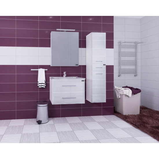 Зеркало-шкаф САНТА Стандарт 60 со светильником