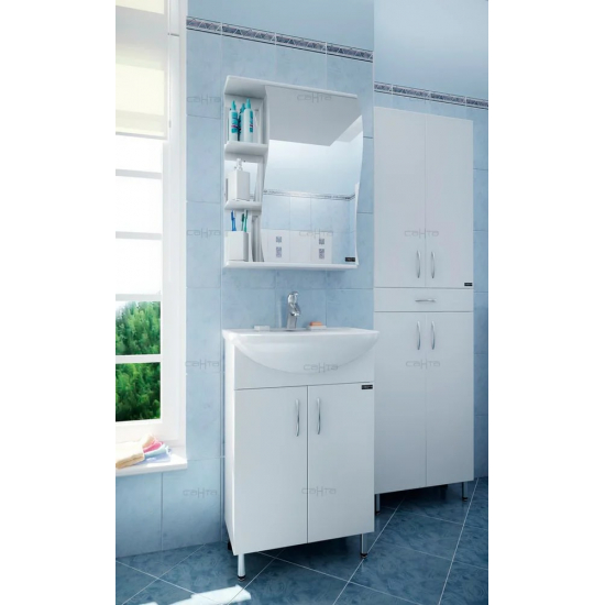 Зеркало-шкаф САНТА Волна 50 R правое