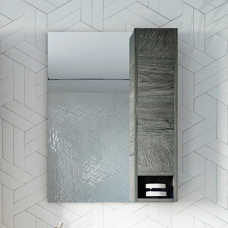 Зеркало-шкаф STWORKI Карлстад 60 R правое дуб рошелье