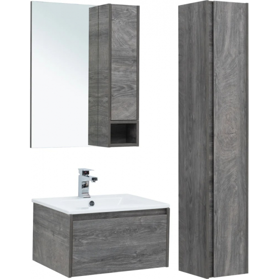 Зеркало-шкаф STWORKI Карлстад 60 R правое дуб рошелье