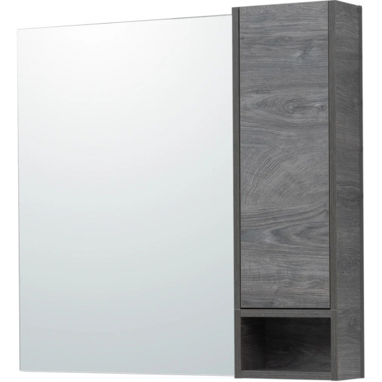 Зеркало-шкаф STWORKI Карлстад 90 R правое, дуб рошелье