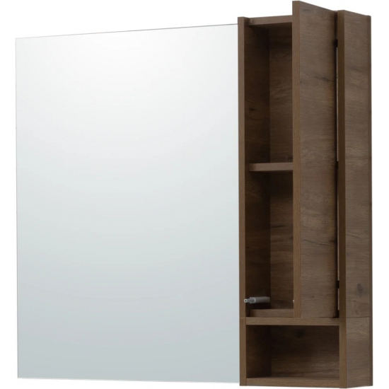 Зеркало-шкаф STWORKI Карлстад 90 R правое, дуб рустикальный