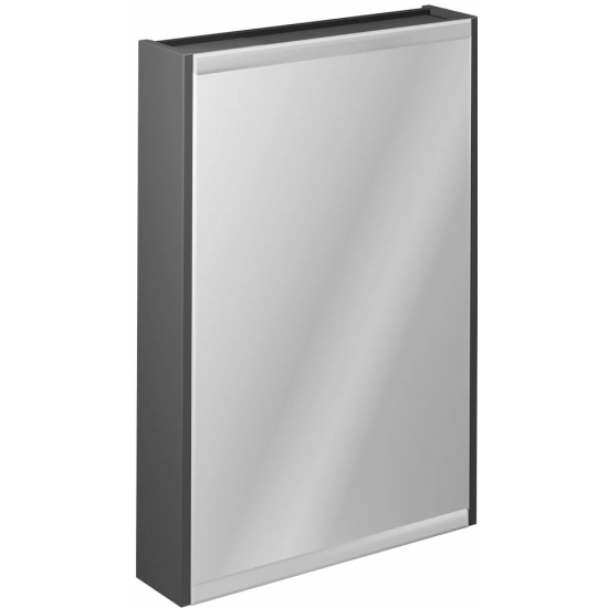 Зеркало-шкаф STWORKI Кронборг 55 см , навесной , в стиле лофт , черная , левый , прямоугольный