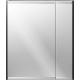 Зеркало-шкаф STWORKI Кронборг 70 см , навесное , в стиле лофт , черная , левый , прямоугольный