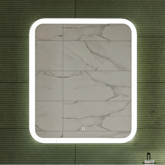 Зеркало-шкаф STWORKI Монтре 70 с подсветкой, сенсорное