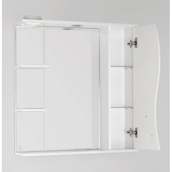 Зеркало-шкаф STYLE LINE Амелия 75 с подсветкой