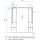 Зеркало-шкаф STYLE LINE Энигма 90/С с подсветкой