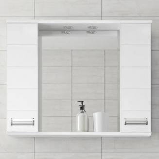 Зеркало-шкаф STYLE LINE Ирис 100/С белый