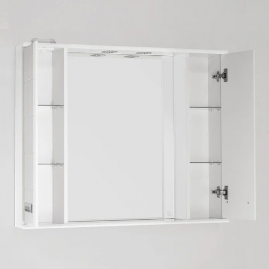 Зеркало-шкаф STYLE LINE Ирис 100/С белый